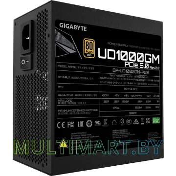 Блок питания Gigabyte UD1000GM PG5 (rev. 2.0) картинка 4